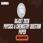 GUJCET 2026 Physics and Chemistry Question Paper with Solutions PDF